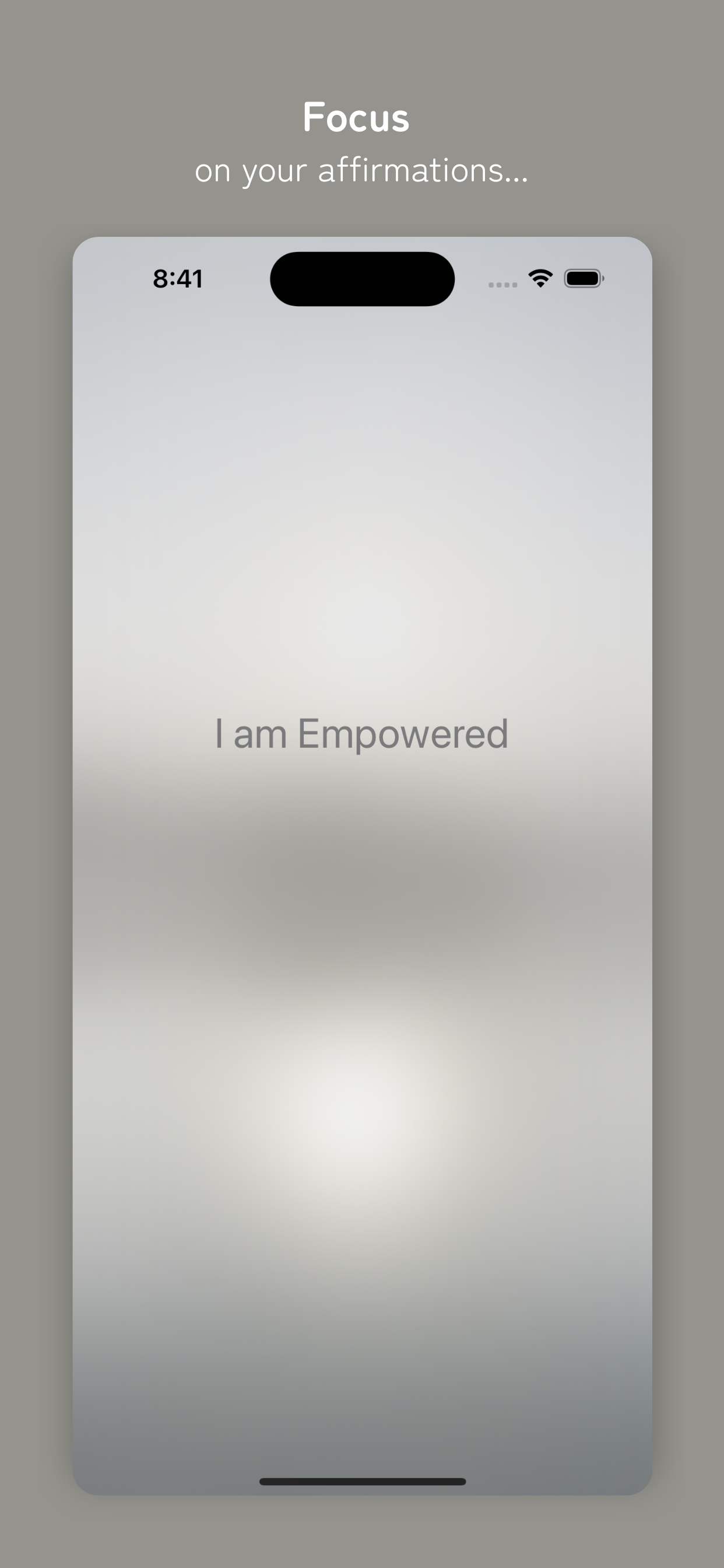 IamZen affirmations view